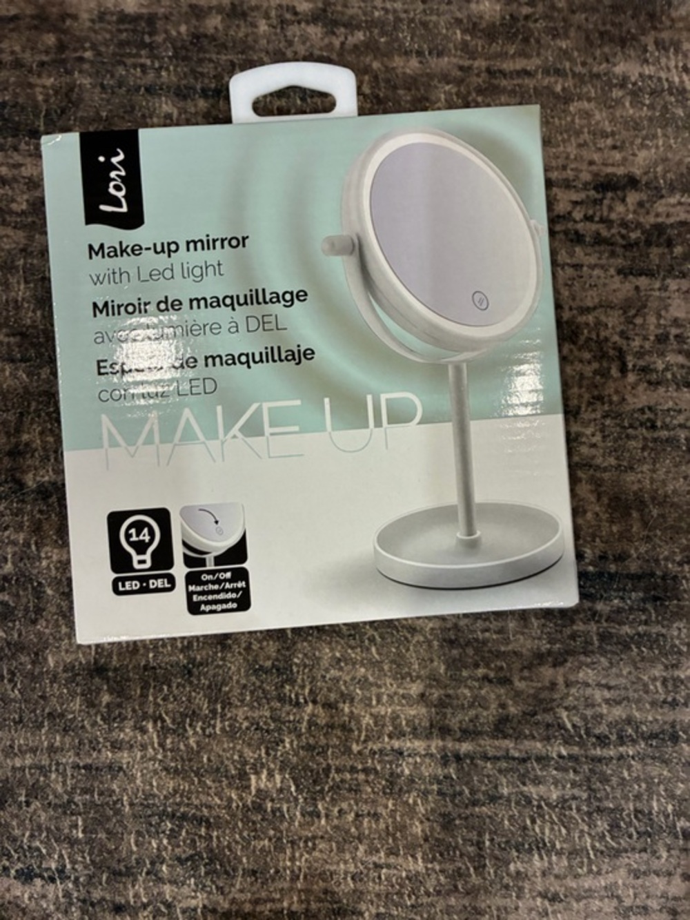 Make-Up LED Lighted Mirror in White - Brand Unspecified